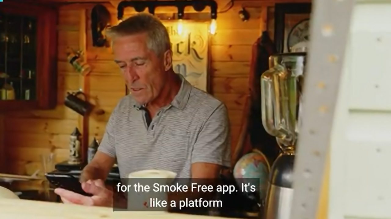 Simon quit smoking using the Smoke Free App